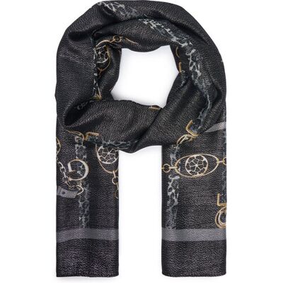 Guess Szal AW5532 VIS03 Czarny NOSIZE Czarny Damskie Guess Szal AW5532 VIS03 Czarny NOSIZE Czarny Damskie