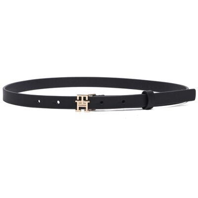 Tommy Hilfiger Pasek Th Logo 1.5 AW0AW18275 Czarny 90 Czarny Damskie Tommy Hilfiger Pasek Th Logo 1.5 AW0AW18275 Czarny 90 Czarny Damskie