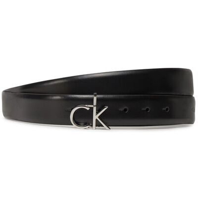 Calvin Klein Pasek Damski Ck Buckle Belt 3.0_Smooth K60K613156 Czarny 130 Czarny Damskie Calvin Klein Pasek Damski Ck Buckle Belt 3.0_Smooth K60K613156 Czarny 130 Czarny Damskie