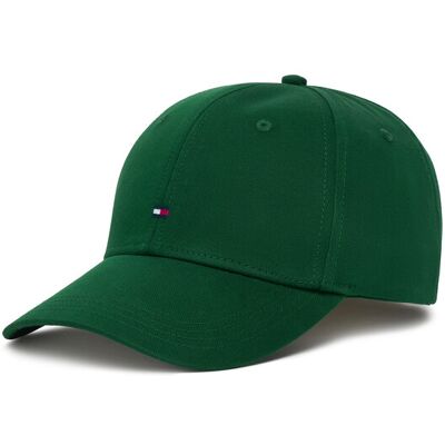 Tommy Hilfiger Czapka z daszkiem Th Flag Cotton 6 Panel Cap AM0AM13008 Zielony NOSIZE Zielony Męskie Tommy Hilfiger Czapka z daszkiem Th Flag Cotton 6 Panel Cap AM0AM13008 Zielony NOSIZE Zielony Męskie