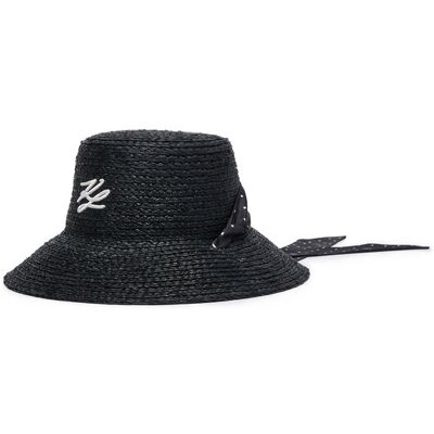 KARL LAGERFELD Kapelusz B3W46050 Czarny NOSIZE Czarny Damskie KARL LAGERFELD Kapelusz B3W46050 Czarny NOSIZE Czarny Damskie