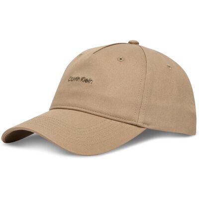 Calvin Klein Czapka z daszkiem Cotton Twill W/ Hw Cap LV04F5072G Beżowy NOSIZE Beżowy Damskie Calvin Klein Czapka z daszkiem Cotton Twill W/ Hw Cap LV04F5072G Beżowy NOSIZE Beżowy Damskie