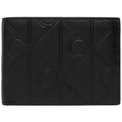 Calvin Klein Portfel Xl Emblem Aop Emboss Trifold LV04D1235G Czarny NOSIZE Czarny Męskie Calvin Klein Portfel Xl Emblem Aop Emboss Trifold LV04D1235G Czarny NOSIZE Czarny Męskie