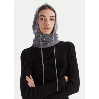 PINKO Balaklawa 106005 A2YY I12 Szary NOSIZE Szary Damskie PINKO Balaklawa 106005 A2YY I12 Szary NOSIZE Szary Damskie