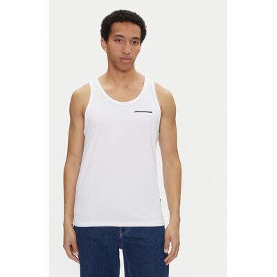 Jack & Jones Tank top Fusion 12276614 Biały Regular Fit XL Biały Męskie Jack & Jones Tank top Fusion 12276614 Biały Regular Fit XL Biały Męskie