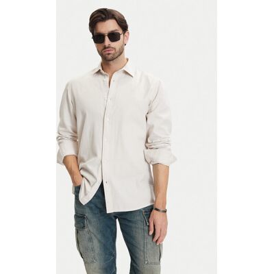 G-Star Raw Koszula Clean D25196-D454 Écru Regular Fit XXL Kremowy Męskie G-Star Raw Koszula Clean D25196-D454 Écru Regular Fit XXL Kremowy Męskie