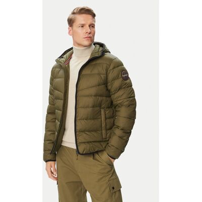 Napapijri Kurtka przejściowa Aerons H 4 NP0A8B9K Khaki Regular Fit L Khaki Męskie Napapijri Kurtka przejściowa Aerons H 4 NP0A8B9K Khaki Regular Fit L Khaki Męskie