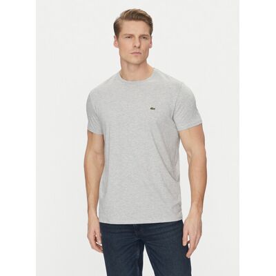 Lacoste T-Shirt TH6709 Szary Regular Fit 8 Szary Męskie Lacoste T-Shirt TH6709 Szary Regular Fit 8 Szary Męskie