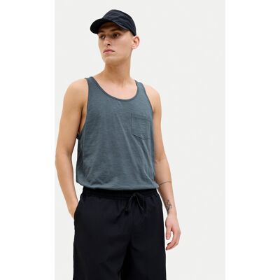 Jack & Jones Tank top Varenna 12273165 Szary Regular Fit S Szary Męskie Jack & Jones Tank top Varenna 12273165 Szary Regular Fit S Szary Męskie