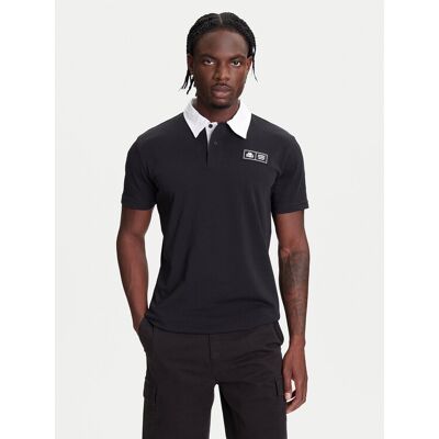 Kappa Polo Authentic Nilde 351R2IW Czarny Regular Fit M Czarny Męskie Kappa Polo Authentic Nilde 351R2IW Czarny Regular Fit M Czarny Męskie