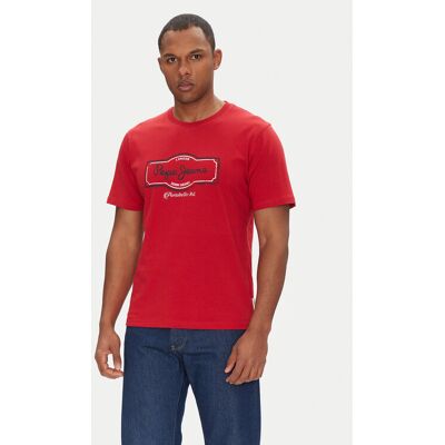 Pepe Jeans T-Shirt Daxton PM509786 Czerwony Regular Fit M Czerwony Męskie Pepe Jeans T-Shirt Daxton PM509786 Czerwony Regular Fit M Czerwony Męskie