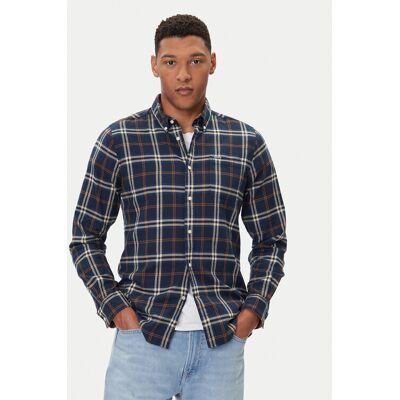 Barbour Koszula Crossfell MSH4995BL33 Granatowy Tailored Fit XL Granatowy Męskie Barbour Koszula Crossfell MSH4995BL33 Granatowy Tailored Fit XL Granatowy Męskie