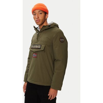 Napapijri Kurtka anorak Rainforest Winter 3 NP0A4GMC Khaki Regular Fit XXL Khaki Męskie Napapijri Kurtka anorak Rainforest Winter 3 NP0A4GMC Khaki Regular Fit XXL Khaki Męskie