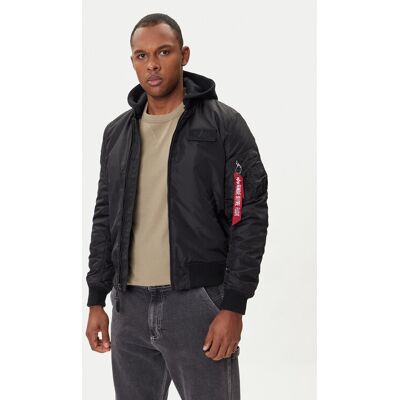 Alpha Industries Kurtka bomber MA-1 TT Hood Two Tone 258100 Czarny Regular Fit M Czarny Męskie Alpha Industries Kurtka bomber MA-1 TT Hood Two Tone 258100 Czarny Regular Fit M Czarny Męskie