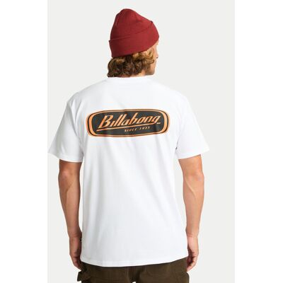 Billabong T-Shirt Runner Up EBYZT00361 Biały Regular Fit S Biały Męskie Billabong T-Shirt Runner Up EBYZT00361 Biały Regular Fit S Biały Męskie