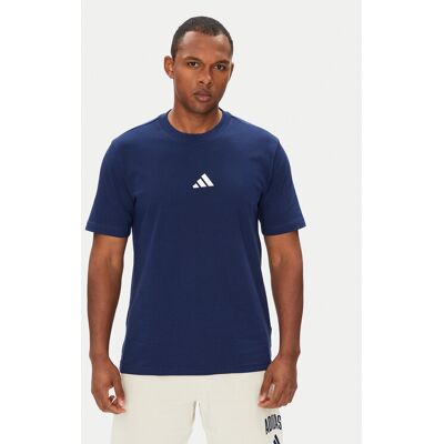 Adidas T-Shirt Essentials Small Logo JF1093 Granatowy Regular Fit M Granatowy Męskie Adidas T-Shirt Essentials Small Logo JF1093 Granatowy Regular Fit M Granatowy Męskie