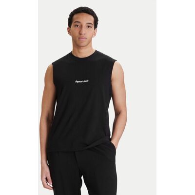Jack & Jones Tank top Norrebro Emb 12292009 Czarny Regular Fit XL Czarny Męskie Jack & Jones Tank top Norrebro Emb 12292009 Czarny Regular Fit XL Czarny Męskie