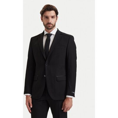 KARL LAGERFELD Marynarka 155612 564008 Czarny Modern Fit 52 Czarny Męskie KARL LAGERFELD Marynarka 155612 564008 Czarny Modern Fit 52 Czarny Męskie