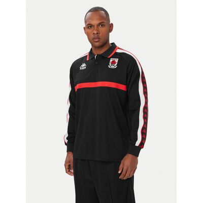 Kappa Polo 311U78W Czarny Comfort Fit XXL Czarny Męskie Kappa Polo 311U78W Czarny Comfort Fit XXL Czarny Męskie