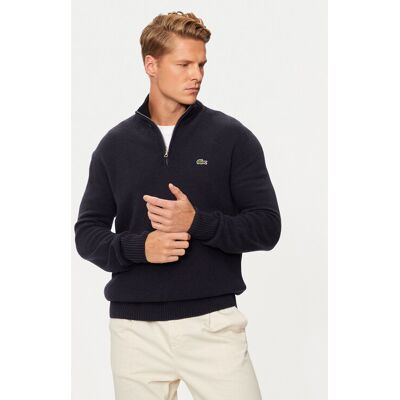 Lacoste Sweter AH3052 Granatowy Regular Fit 5 Granatowy Męskie Lacoste Sweter AH3052 Granatowy Regular Fit 5 Granatowy Męskie