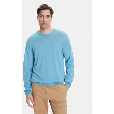 Boss Sweter Leno-P 50468239 Błękitny Slim Fit L Niebieski jasny Męskie Boss Sweter Leno-P 50468239 Błękitny Slim Fit L Niebieski jasny Męskie