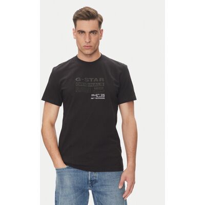 G-Star Raw T-Shirt Originals D26044-C336 Czarny Regular Fit L Czarny Męskie G-Star Raw T-Shirt Originals D26044-C336 Czarny Regular Fit L Czarny Męskie
