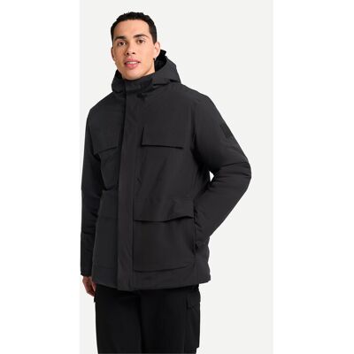 Jack Wolfskin Kurtka zimowa Brandenburger A65047 Czarny Regular Fit M Czarny Męskie Jack Wolfskin Kurtka zimowa Brandenburger A65047 Czarny Regular Fit M Czarny Męskie