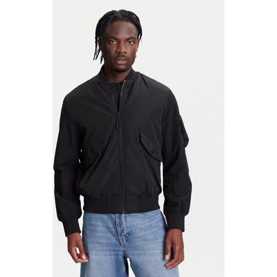 United Colors Of Benetton Kurtka bomber 2ZPSUN06G Czarny Regular Fit XL Czarny Męskie United Colors Of Benetton Kurtka bomber 2ZPSUN06G Czarny Regular Fit XL Czarny Męskie