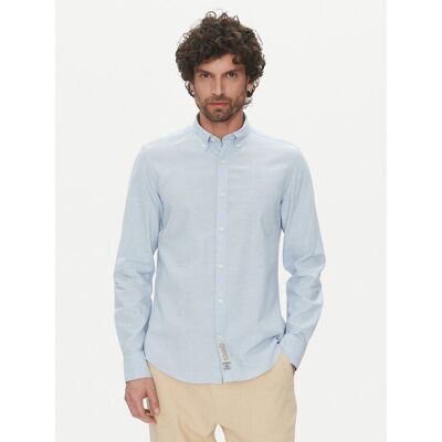 La Martina Koszula Alvin MAC006 TL141 Błękitny Regular Fit L Niebieski jasny Męskie La Martina Koszula Alvin MAC006 TL141 Błękitny Regular Fit L Niebieski jasny Męskie