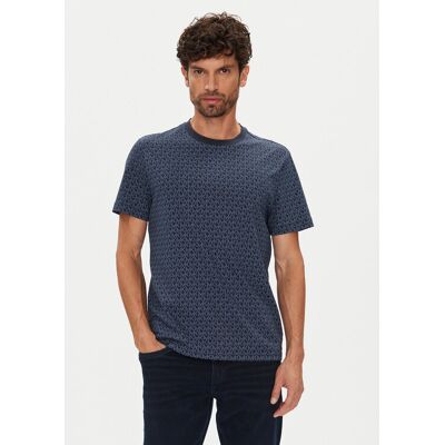 Michael Kors T-Shirt CS5529A5KS Granatowy Regular Fit M Granatowy Męskie Michael Kors T-Shirt CS5529A5KS Granatowy Regular Fit M Granatowy Męskie