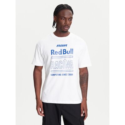 Pepe Jeans T-Shirt Red Bull Racing History RM500020 Biały Regular Fit M Biały Męskie Pepe Jeans T-Shirt Red Bull Racing History RM500020 Biały Regular Fit M Biały Męskie