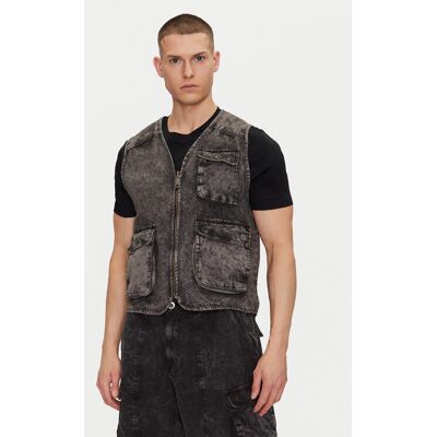 Alpha Industries Kamizelka Canvas Acid Vest 156140 Czarny Regular Fit M Czarny Męskie Alpha Industries Kamizelka Canvas Acid Vest 156140 Czarny Regular Fit M Czarny Męskie