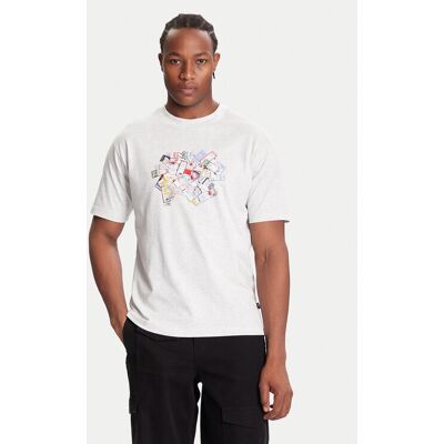 New Balance T-Shirt MT53905 Szary Regular Fit M Szary Męskie New Balance T-Shirt MT53905 Szary Regular Fit M Szary Męskie