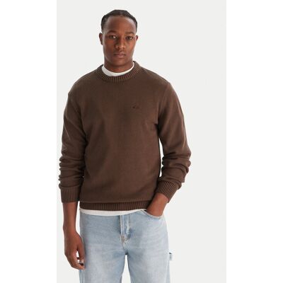 Quiksilver Sweter Salt Water EQYSW03326 Brązowy Regular Fit XXL Brązowy Męskie Quiksilver Sweter Salt Water EQYSW03326 Brązowy Regular Fit XXL Brązowy Męskie