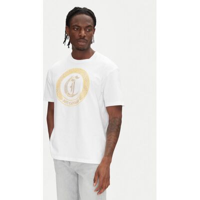Just Cavalli T-Shirt 78OAHE22 Biały Regular Fit L Biały Męskie Just Cavalli T-Shirt 78OAHE22 Biały Regular Fit L Biały Męskie