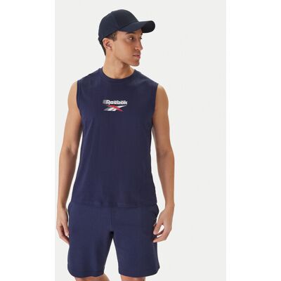 Reebok Tank top Bradshaw RK25560CCM Granatowy Regular Fit S Granatowy Męskie Reebok Tank top Bradshaw RK25560CCM Granatowy Regular Fit S Granatowy Męskie