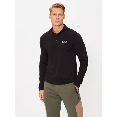 Giorgio Armani EA7 Emporio Armani Polo 8NPF15 PJVQZ 1200 Czarny Regular Fit L Czarny Męskie Giorgio Armani EA7 Emporio Armani Polo 8NPF15 PJVQZ 1200 Czarny Regular Fit L Czarny Męskie