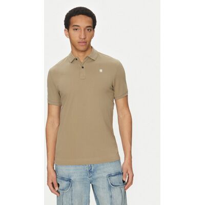 G-Star Raw Polo Dunda D11595-5864 6057 Khaki Slim Fit M Khaki Męskie G-Star Raw Polo Dunda D11595-5864 6057 Khaki Slim Fit M Khaki Męskie