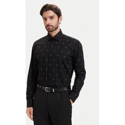 KARL LAGERFELD Koszula 605000 563622 Czarny Regular Fit 41 Czarny Męskie KARL LAGERFELD Koszula 605000 563622 Czarny Regular Fit 41 Czarny Męskie