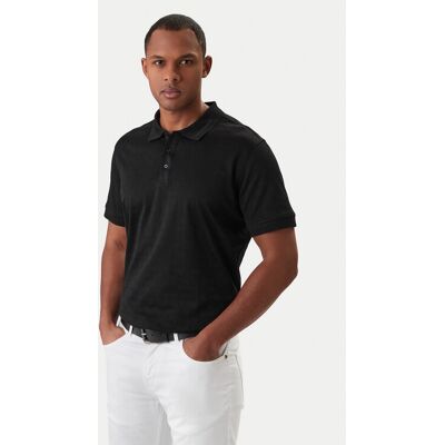 KARL LAGERFELD Polo 745008 561204 Czarny Slim Fit M Czarny Męskie KARL LAGERFELD Polo 745008 561204 Czarny Slim Fit M Czarny Męskie
