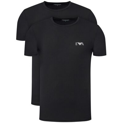 Giorgio Armani Emporio Armani Underwear Komplet t-shirtów EM001849 AF14131 MC005 Czarny Fitted Fit XXL Czarny Męskie Giorgio Armani Emporio Armani Underwear Komplet t-shirtów EM001849 AF14131 MC005 Czarny Fitted Fit XXL Czarny Męskie