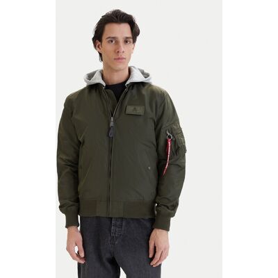 Alpha Industries Kurtka bomber Ma-1 196108 Szary Regular Fit XL Szary Męskie Alpha Industries Kurtka bomber Ma-1 196108 Szary Regular Fit XL Szary Męskie