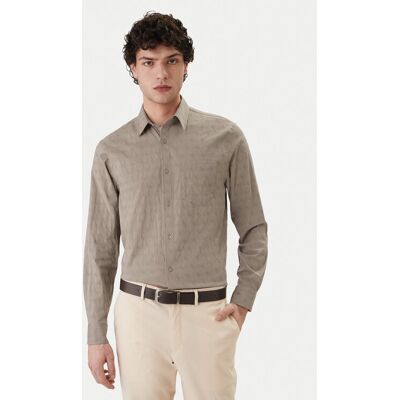 Guess Koszula M6GH18 W1713 Brązowy Regular Fit XL Brązowy Męskie Guess Koszula M6GH18 W1713 Brązowy Regular Fit XL Brązowy Męskie