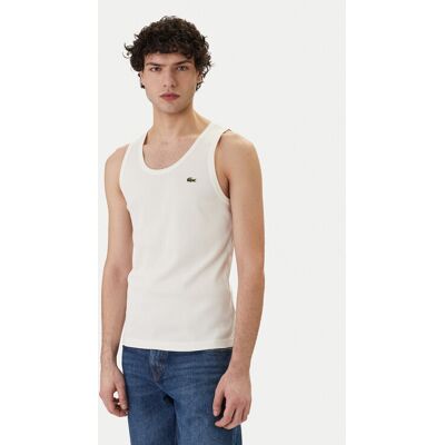 Lacoste Tank top TH0030 Biały Slim Fit 5 Biały Męskie Lacoste Tank top TH0030 Biały Slim Fit 5 Biały Męskie