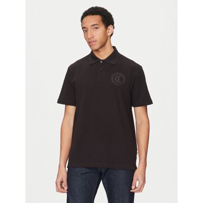 Just Cavalli Polo 78OAGT01 Czarny Regular Fit XXL Czarny Męskie Just Cavalli Polo 78OAGT01 Czarny Regular Fit XXL Czarny Męskie