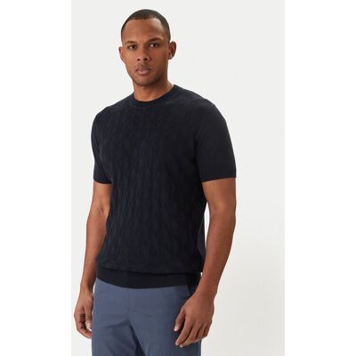 KARL LAGERFELD Sweter 655006 562301 Granatowy Slim Fit L Granatowy Męskie KARL LAGERFELD Sweter 655006 562301 Granatowy Slim Fit L Granatowy Męskie