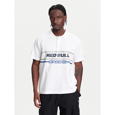 Pepe Jeans Polo Red Bull Racing Moto Panel RM540017 Biały Regular Fit L Biały Męskie Pepe Jeans Polo Red Bull Racing Moto Panel RM540017 Biały Regular Fit L Biały Męskie