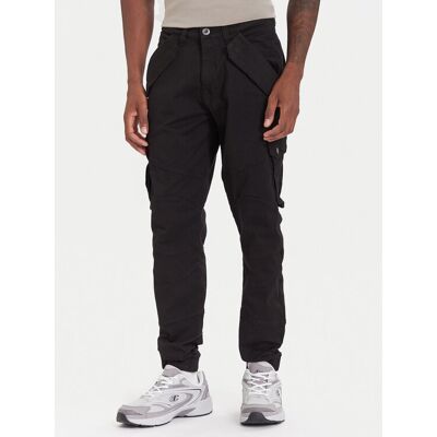 Alpha Industries Spodnie materiałowe Combat 126215 Czarny Slim Fit 36 Czarny Męskie Alpha Industries Spodnie materiałowe Combat 126215 Czarny Slim Fit 36 Czarny Męskie