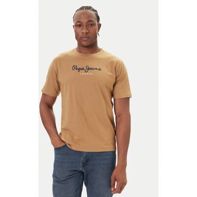 Pepe Jeans T-Shirt Eggo N PM509979 Beżowy Regular Fit S Beżowy Męskie Pepe Jeans T-Shirt Eggo N PM509979 Beżowy Regular Fit S Beżowy Męskie