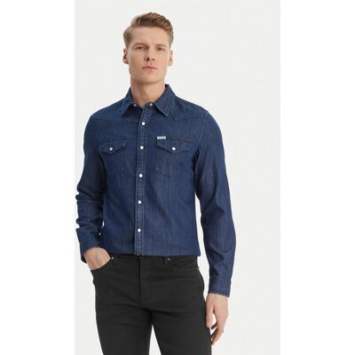 Guess Koszula M6GH88 D1052 Granatowy Regular Fit M Granatowy Męskie Guess Koszula M6GH88 D1052 Granatowy Regular Fit M Granatowy Męskie